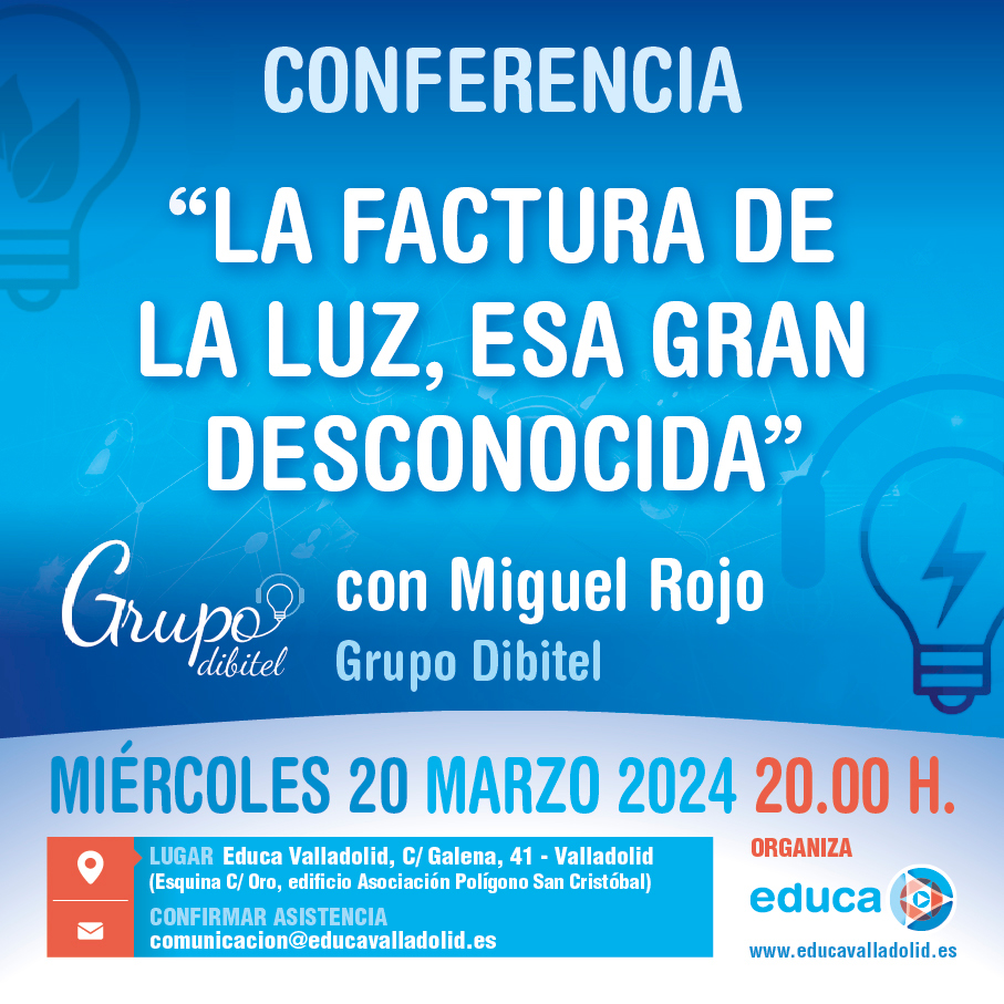 Conferencia: La factura de la luz, esa gran desconocida